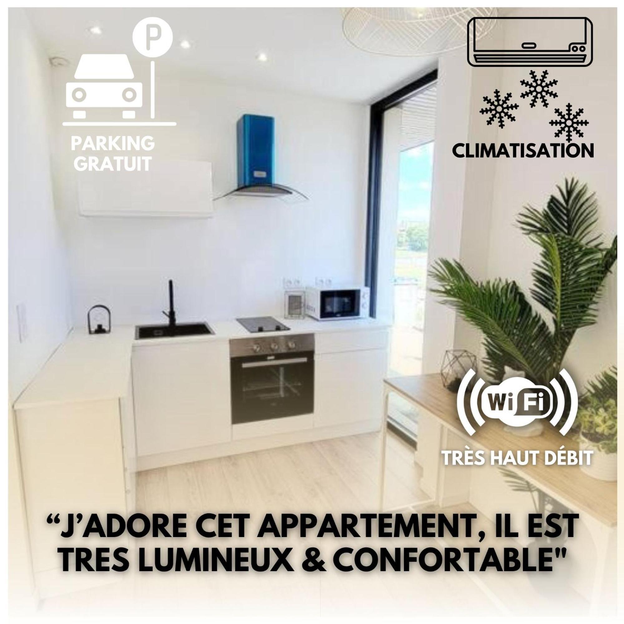 Superbe T2 Avec Parking Apartman Albi Kültér fotó
